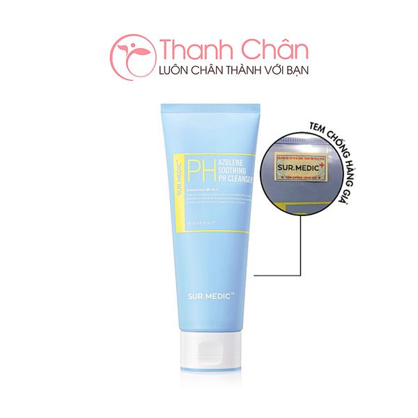 Sữa Rửa Mặt Sur.Medic PH Azulene Soothing PH Cleanser 150ml