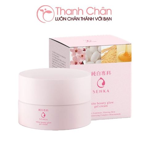 Kem dưỡng trắng da ban đêm Senka White Beauty Glow Gel Cream 50gr