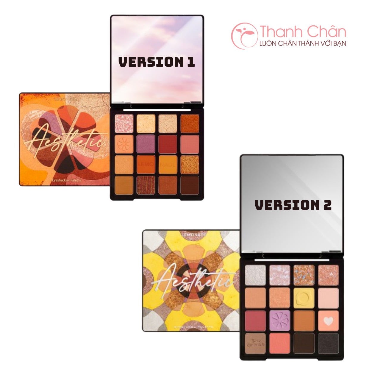 Phấn mắt Lemonade Aesthetic Eyeshadow Palette (16 ô)