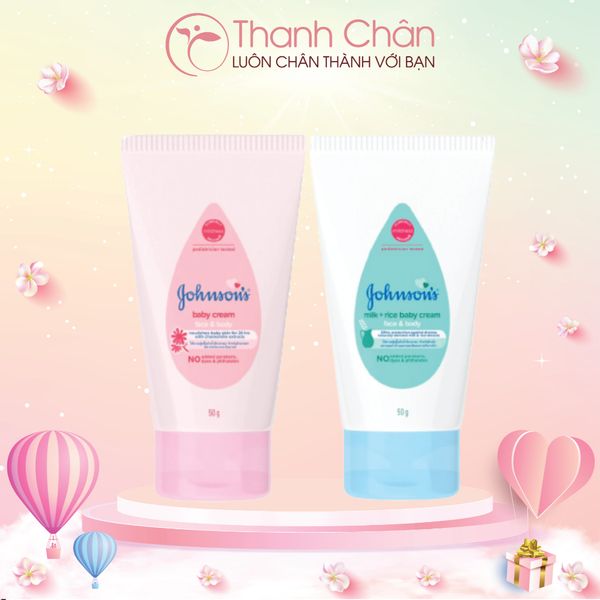 Kem dưỡng da Johnson's Baby Cream 50g