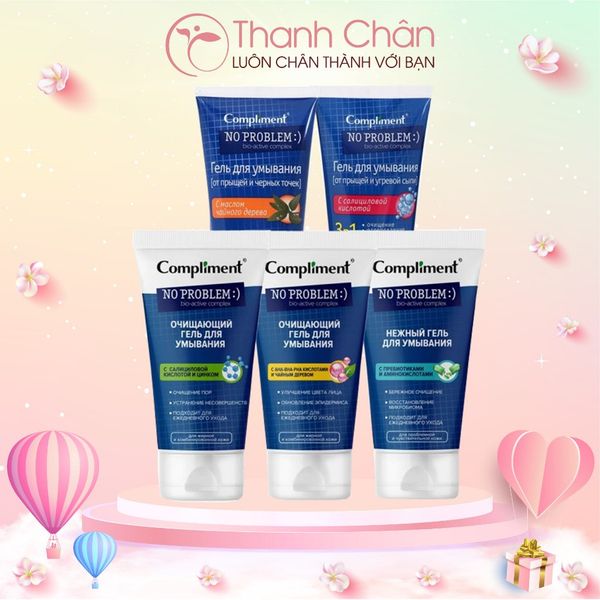 Sữa Rửa Mặt Compliment No Problem 200ml