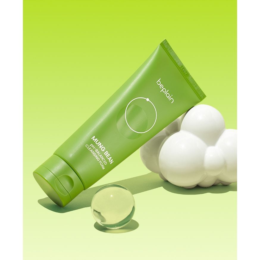 Sữa rửa mặt Beplain Mung Bean pHBalanced Cleansing Foam 80ml/160ml Thanh Chân Cosmetics cửa
