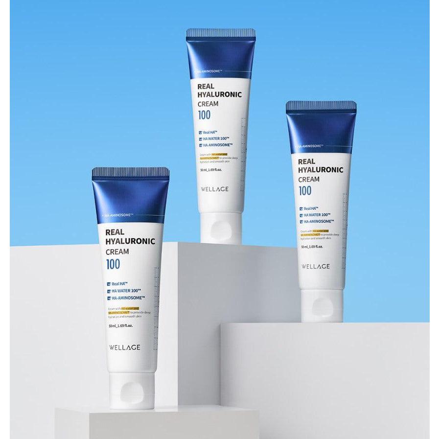 Kem Dưỡng Wellage Real Hyaluronic Cream 50ml Thanh Chân Cosmetics cửa hàng  mỹ phẩm chính hãng