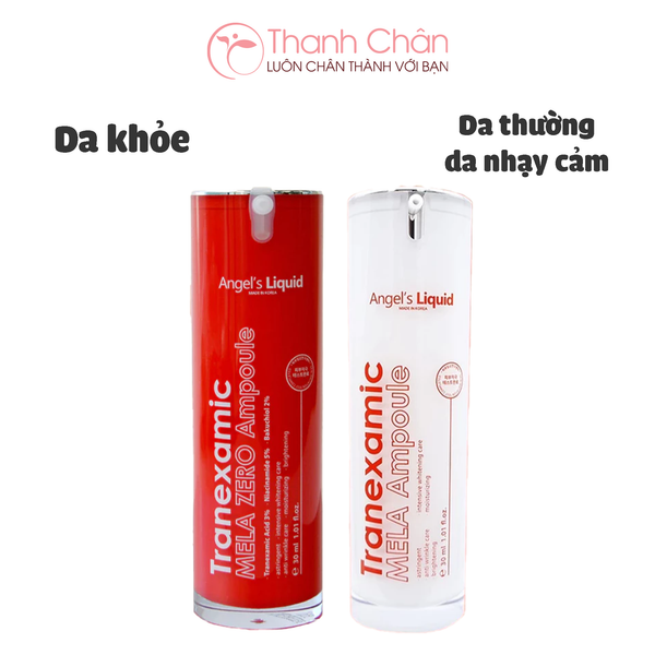 Siêu Tinh Chất Tranexamic Acid Xoá Thâm Đỏ, Mờ Sạm Nám Angel Liquid Tranexamic Mela Ampoule 30ml