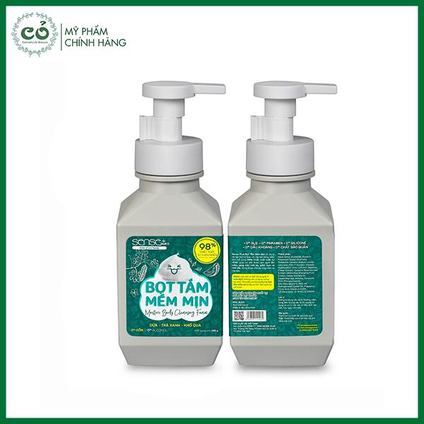 Bọt tắm mềm mịn Sense Plus Moisture Body Cleansing Foam