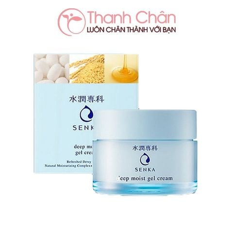 Mặt nạ ngủ Senka Deep Moist Gel Cream 50gr