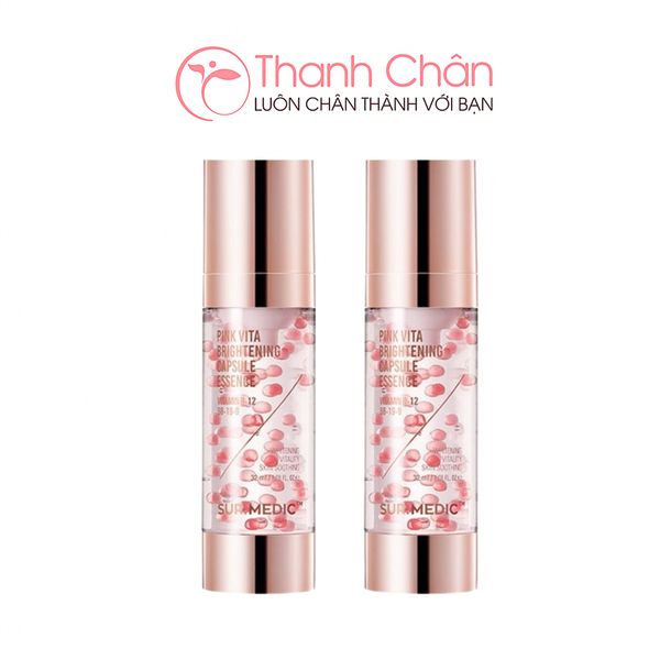 Tinh chất mờ thâm, tăng sáng da Sur.Medic Pink Vita Brightening Capsule Essence 32ml