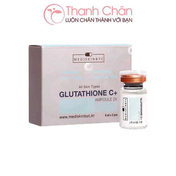 Huyết thanh Dưỡng da MediskinbyC GLUTATHIONE C+ Ampoule 2X