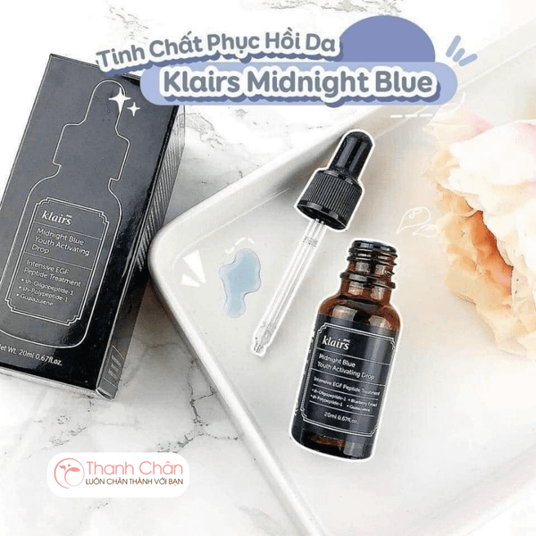 Tinh Chất Phục Hồi Da Và Dưỡng Ẩm Dear Klairs Midnight Blue Youth Activating Drop 20ml