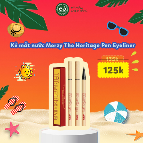 Kẻ mắt nước Merzy The Heritage Pen Eyeliner