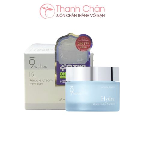 Kem dưỡng ẩm 9 Wishes Hydra Ampule Cream 50ml