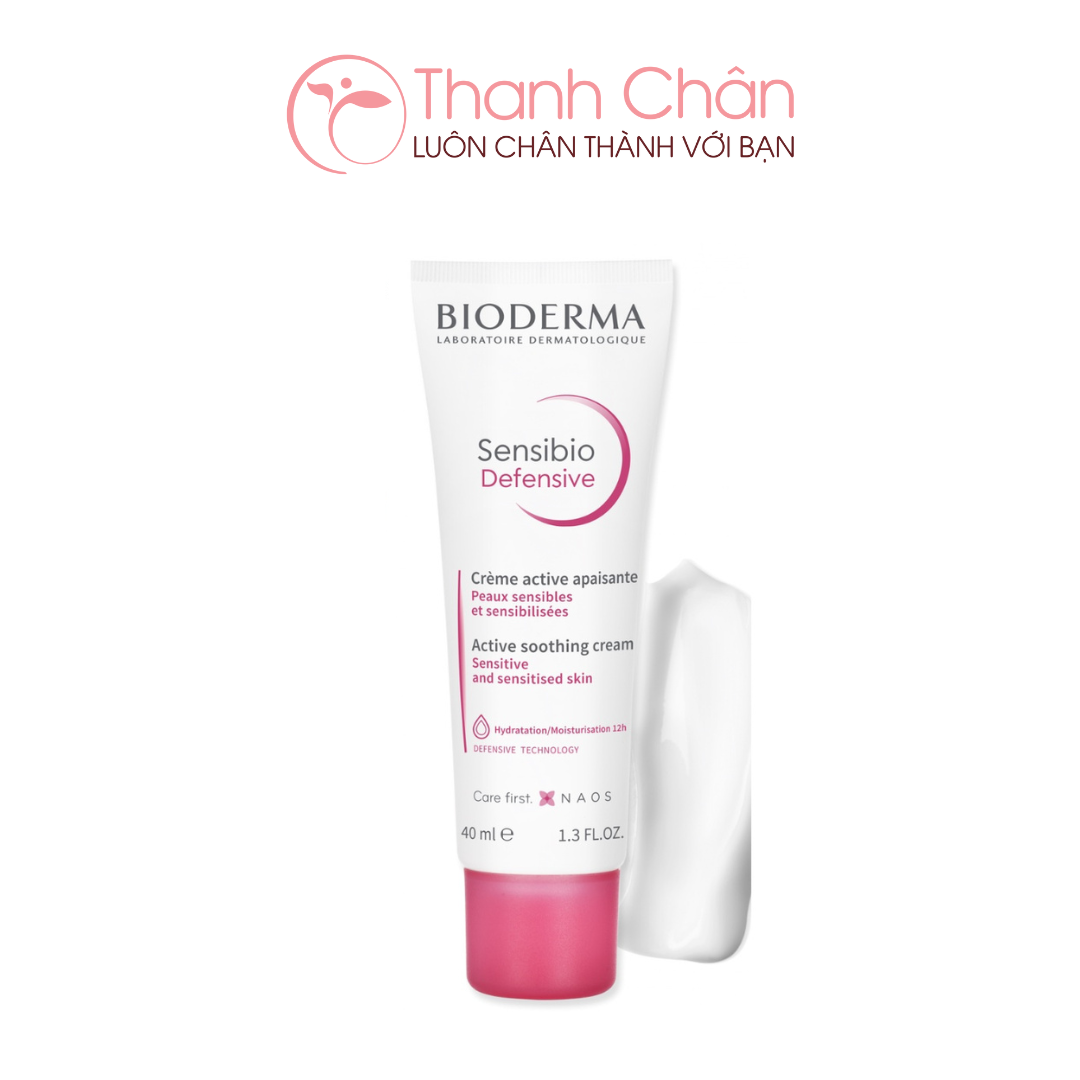 Kem dưỡng Bioderma Sensibio Defensive 40ml Thanh Chân Cosmetics cửa ...