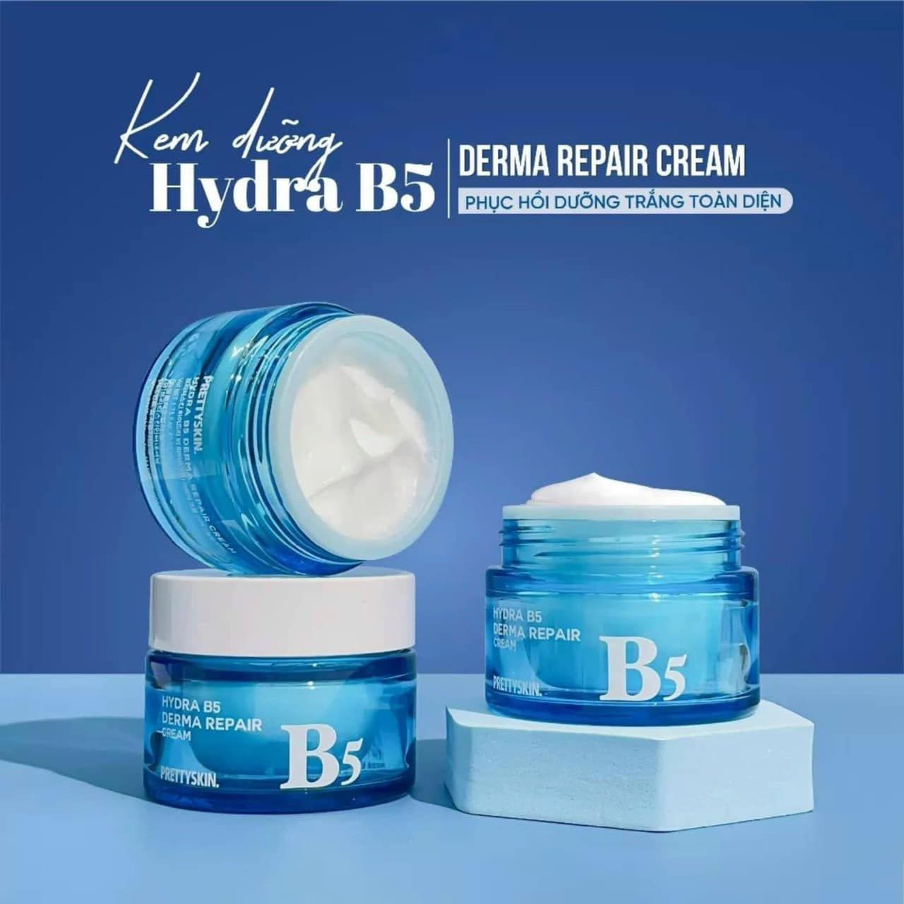 Kem dưỡng Pretty Skin Hydra B5 Derma Repair Cream 52ml Thanh Chân Cosmetics  cửa hàng mỹ phẩm chính hãng