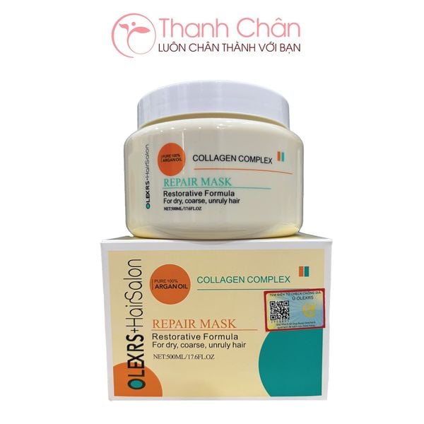 Kem ủ tóc Olexrs Hair Salon Collagen Complex Repair Mask 500ml