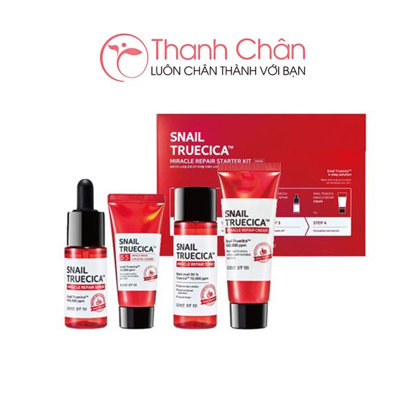 Bộ Dưỡng Da Some By Mi Snail Truecica Miracle Repair Starter Kit