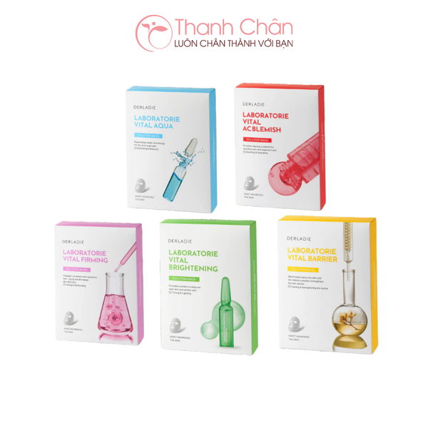 (HỘP 10 MIẾNG) Mặt nạ Derladie Laboratorie Vital