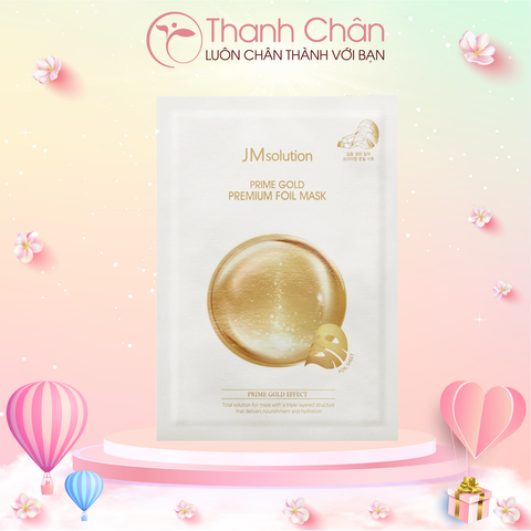 (Hộp 10 miếng) Mặt nạ JM Solution Prime Gold Premium Mask