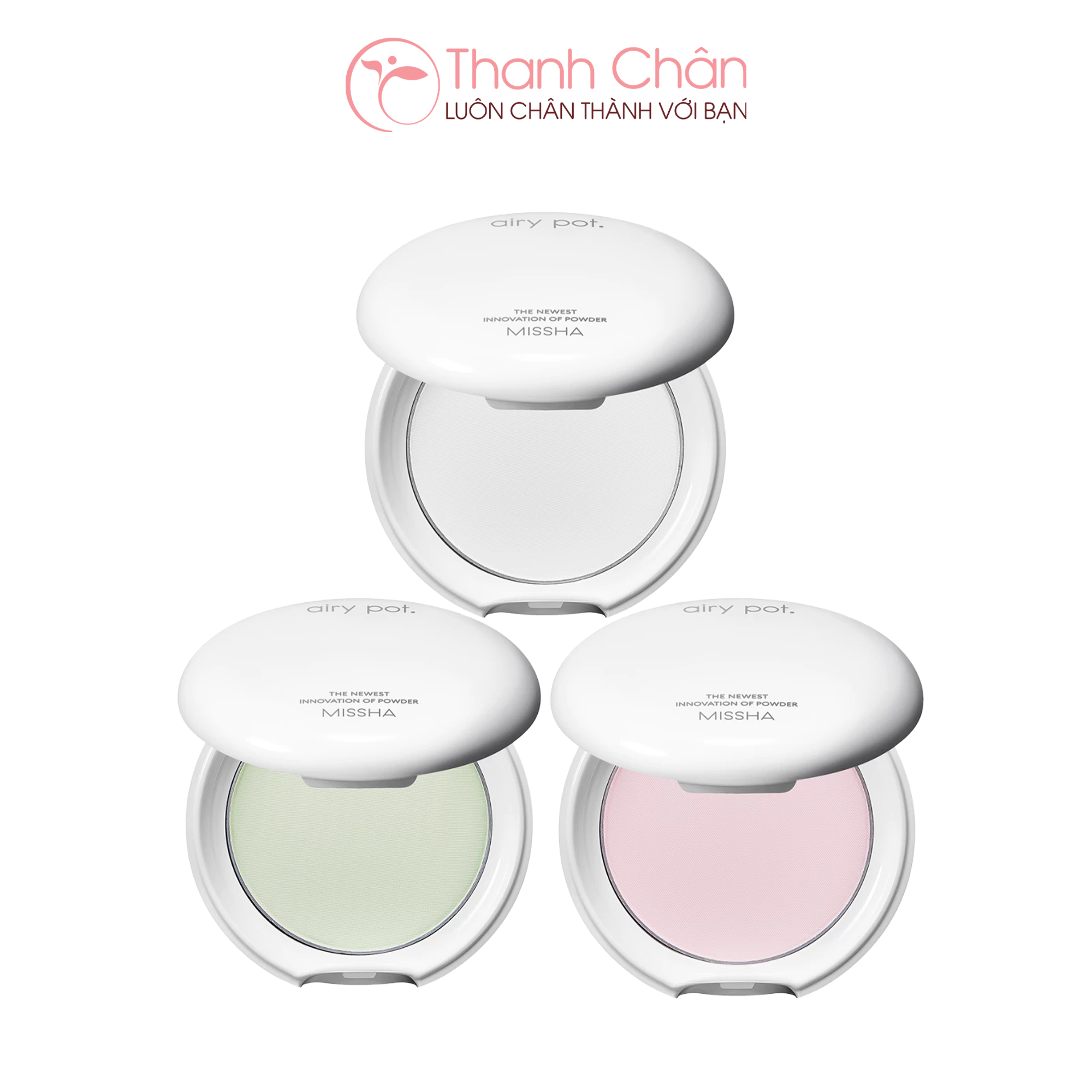 Phấn phủ Missha Airy Pot Pressed Powder 5g