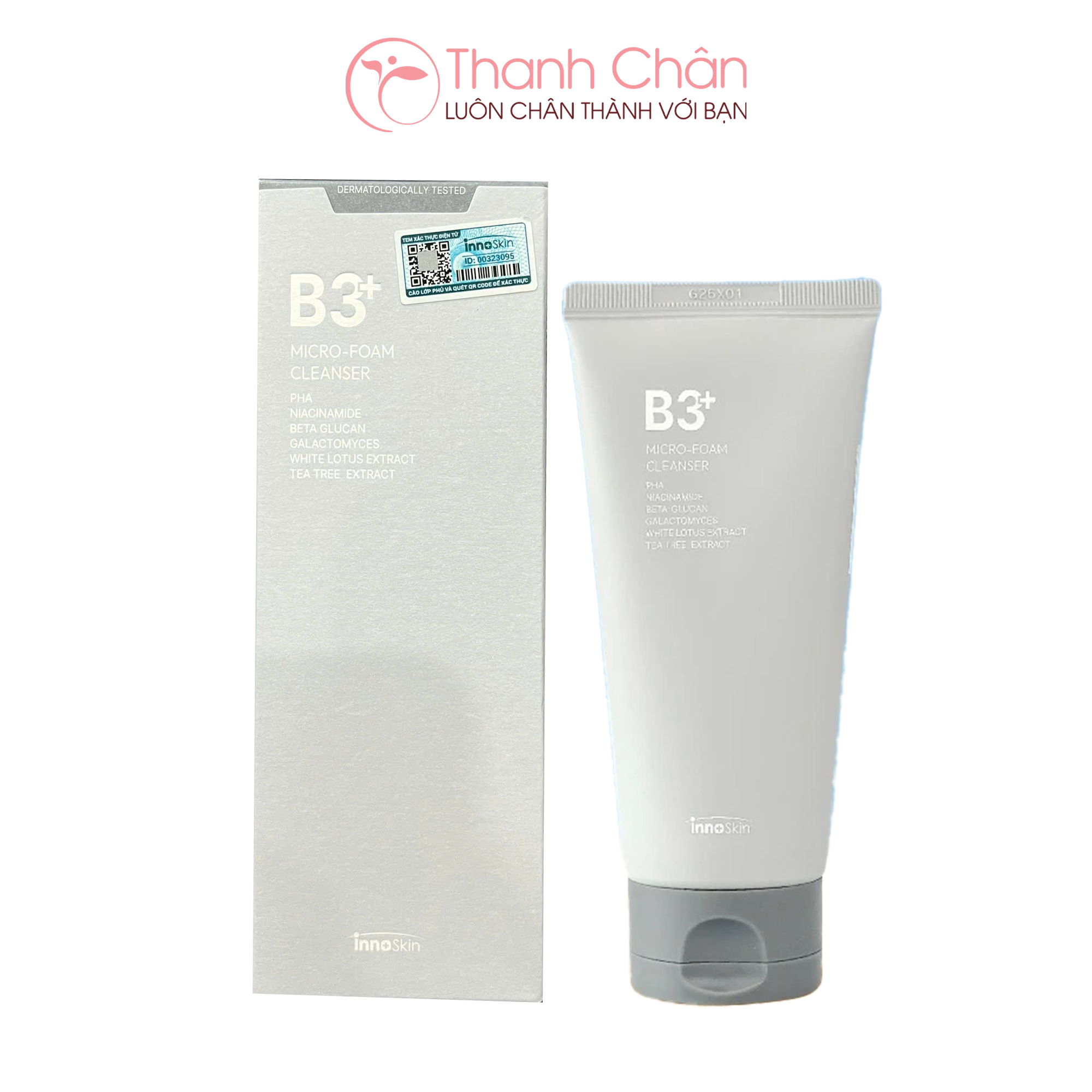 Sữa rửa mặt Innoskin B3 Micro Foam Cleanser 130ml