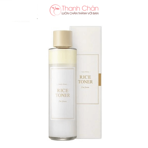 Nước Hoa Hồng Dưỡng Trắng, Giúp Da Săn Chắc Chiết Xuất Từ Gạo I'm From Rice Toner 150ml