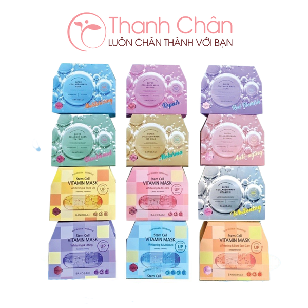 [Hộp 10 miếng] Mặt Nạ BANOBAGI Mask 30g