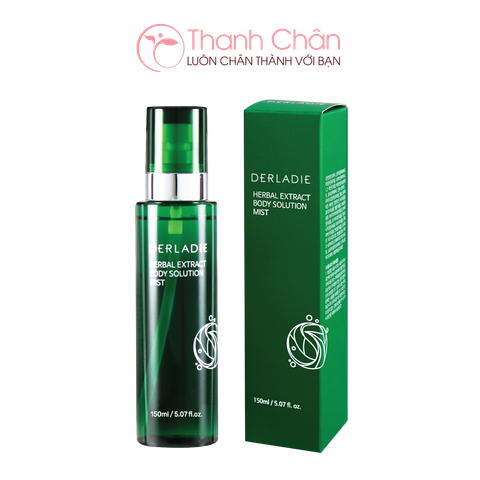 Xịt mụn lưng Derladie Herbal Extract Body Solution Mist 150ml