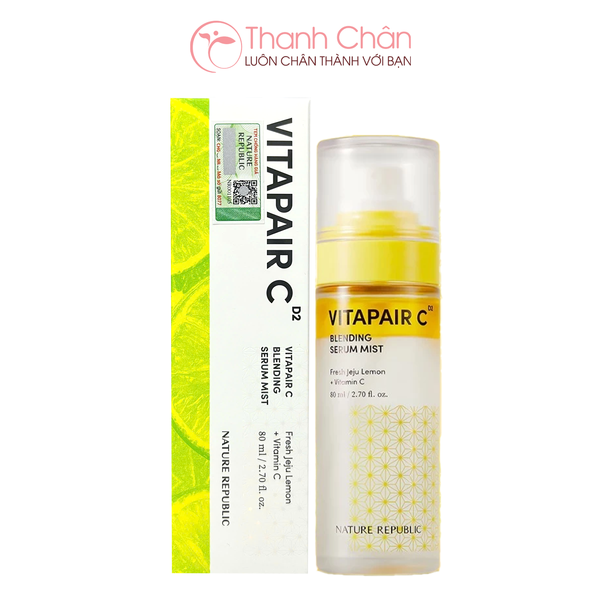 Serum dạng xịt Nature Republic Vitapair C Blending Serum Mist 80ml