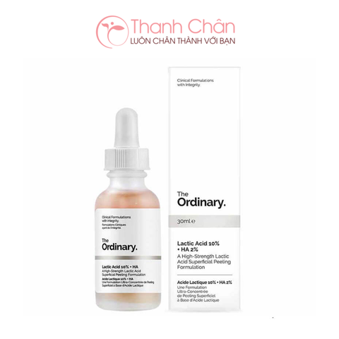 Serum sáng da trị thâm The Ordinary Lactic Acid 10% + HA