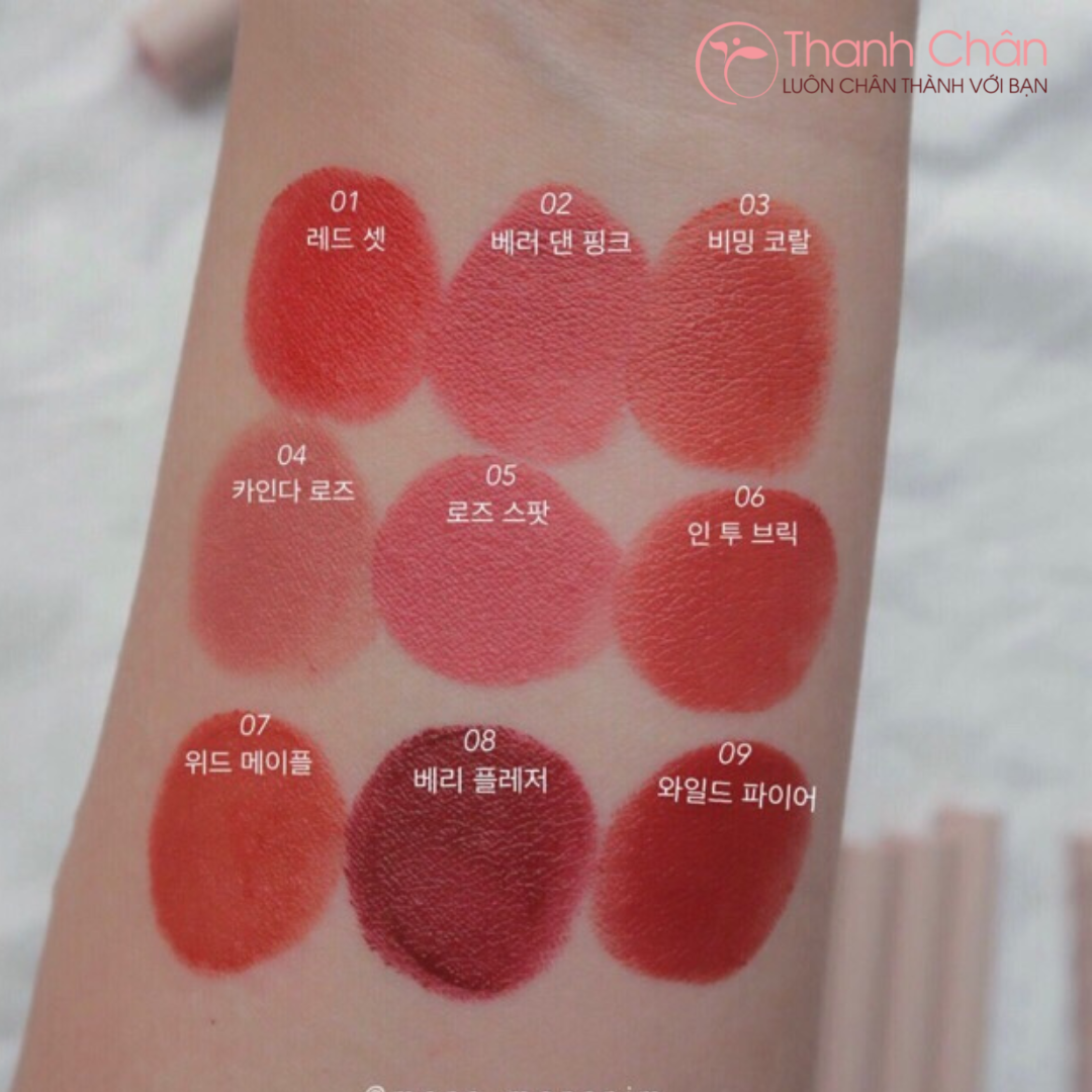 Son Clio Rouge Heel chất son lì, lên màu chuẩn, không khô môi