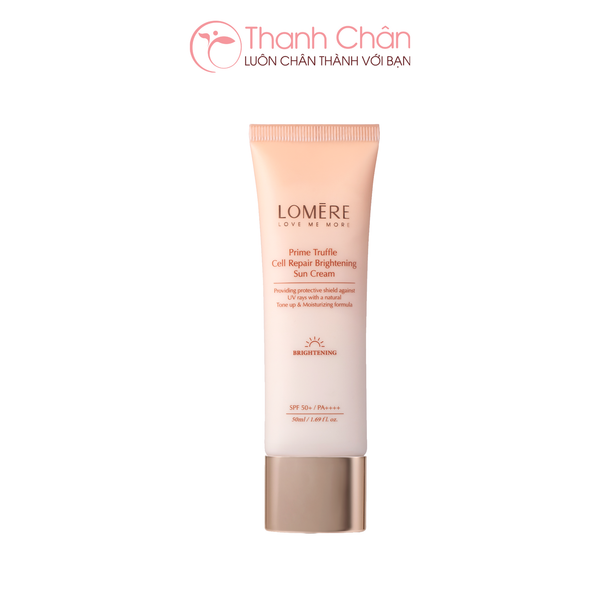 Kem chống nắng phổ rộng Lomere Prime Trufle Cell Repair Brightening Sun Cream 50ml
