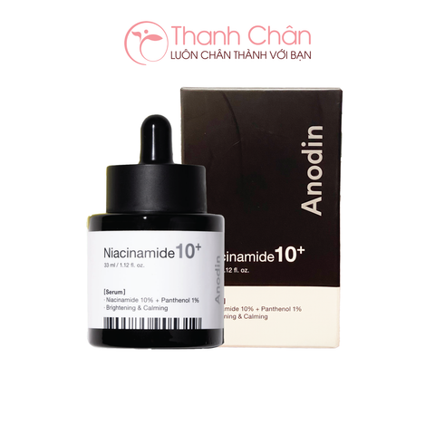 Tinh chất dưỡng trắng, mờ thâm Anodin Niacinamide 10 Plus 33ml