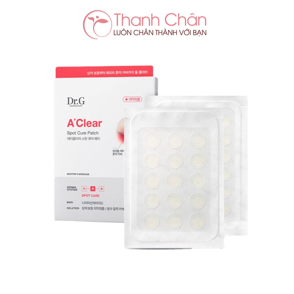 Miếng dán mụn Dr.G A'Clear Spot Cure Patch (39 miếng)