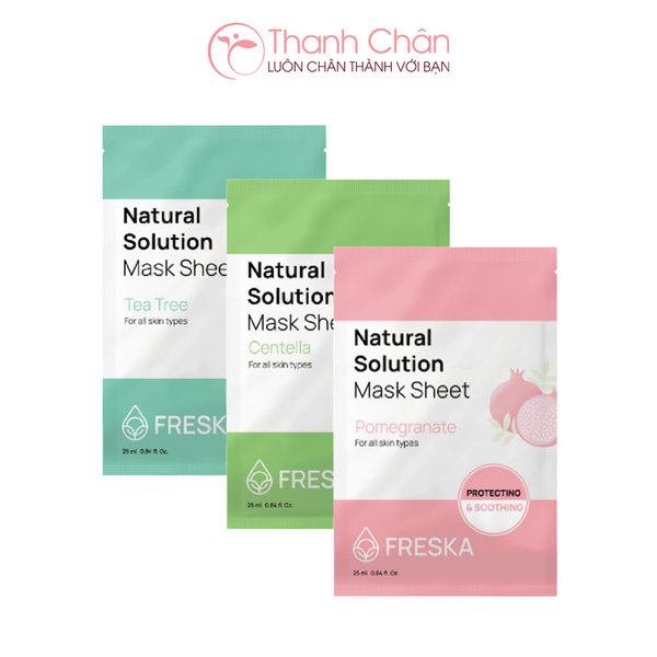 Mặt nạ giấy Freska Natural Solution Mask Sheet 25ml/miếng