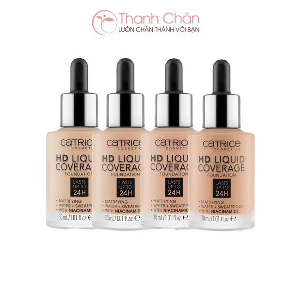 Kem nền Catrice HD Liquid Coverage Foundation 30ml