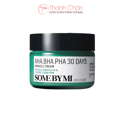 Kem dưỡng ngăn ngừa mụn Some By Mi AHA BHA PHA 30 Days Miracle Cream 60g