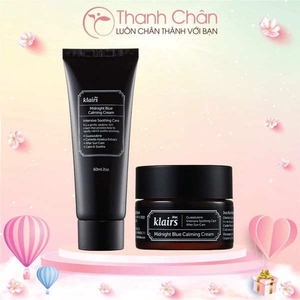 Kem dưỡng phục hồi da Klairs Midnight Blue Calming Cream 30ml và 60ml