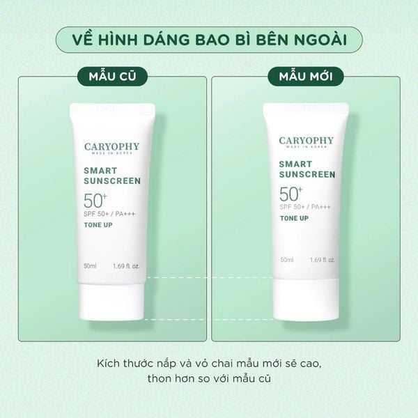 Kem Chống Nắng Caryophy Smart Tone Up Sunscreen 50ml