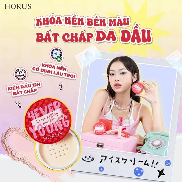 Phấn phủ Horus 4everyoung Loose Setting Powder 7g