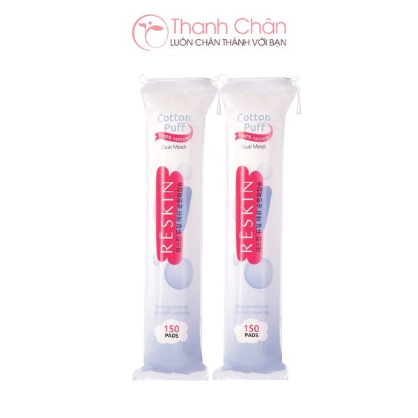 Bông tẩy trang 5 lớp COTTON PUFF (150 miếng)