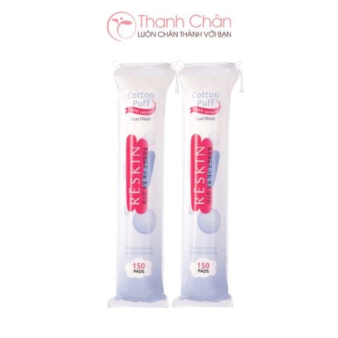 Bông tẩy trang 5 lớp COTTON PUFF (150 miếng)
