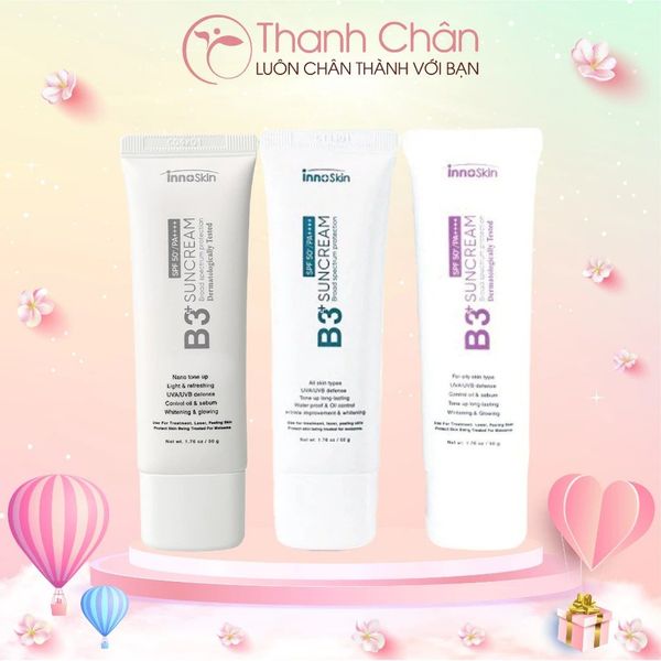Kem Chống Nắng Innoskin B3 Suncream 50g