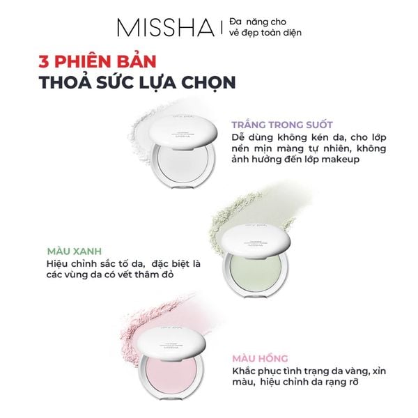 Phấn phủ Missha Airy Pot Pressed Powder 5g