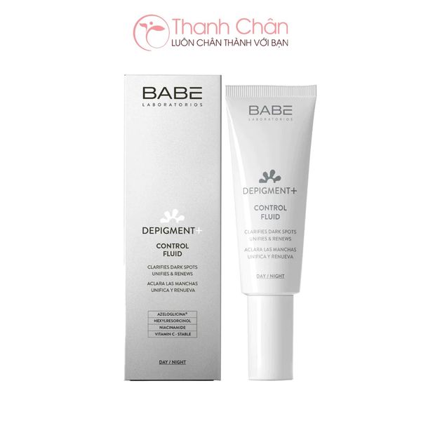 Kem Dưỡng BABÉ DEPIGMENT+ Control Fluid Tuýp 40ml, Sáng Da