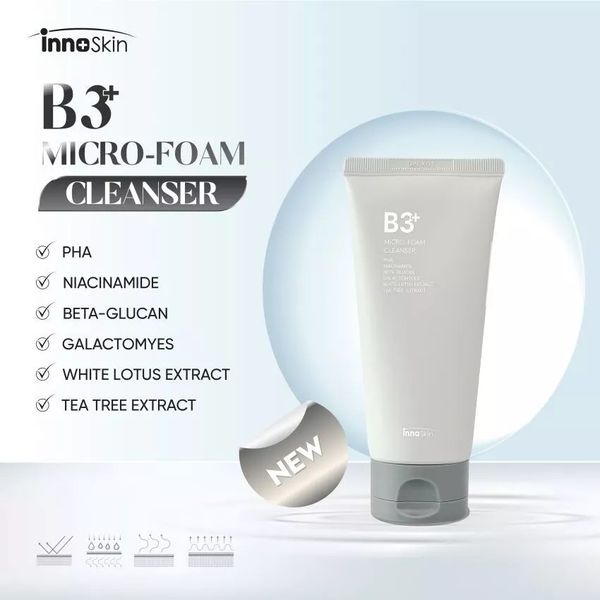 Sữa rửa mặt Innoskin B3 Micro Foam Cleanser 130ml