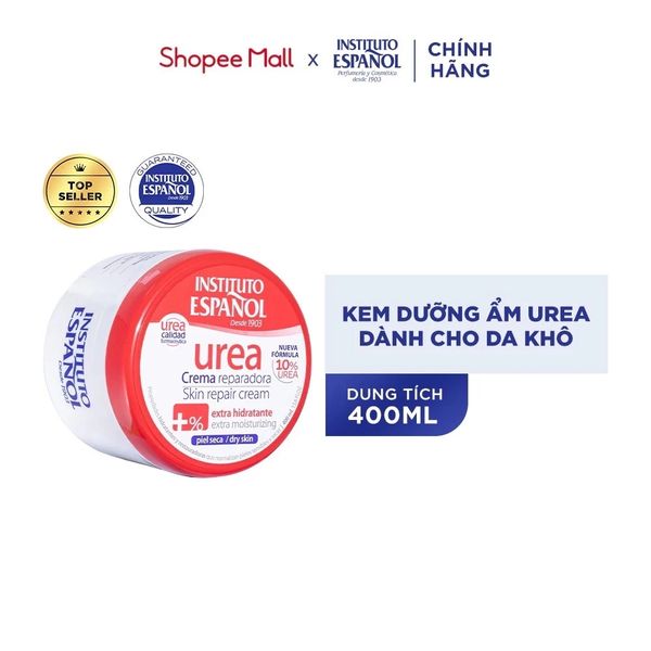 Kem dưỡng Instituto Espanol Urea Crema Reparadora Extra Hidratante 400ml