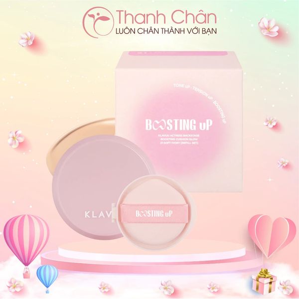 Phấn nước Klavuu Actress Backstage Boosting Cushion Glow 12g