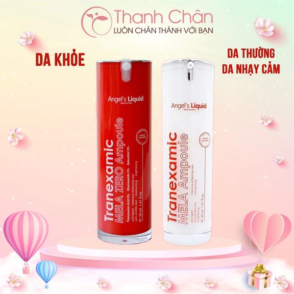 Siêu Tinh Chất Tranexamic Acid Xoá Thâm Đỏ, Mờ Sạm Nám Angel Liquid Tranexamic Mela Ampoule 30ml