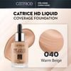 Kem nền Catrice HD Liquid Coverage Foundation 30ml