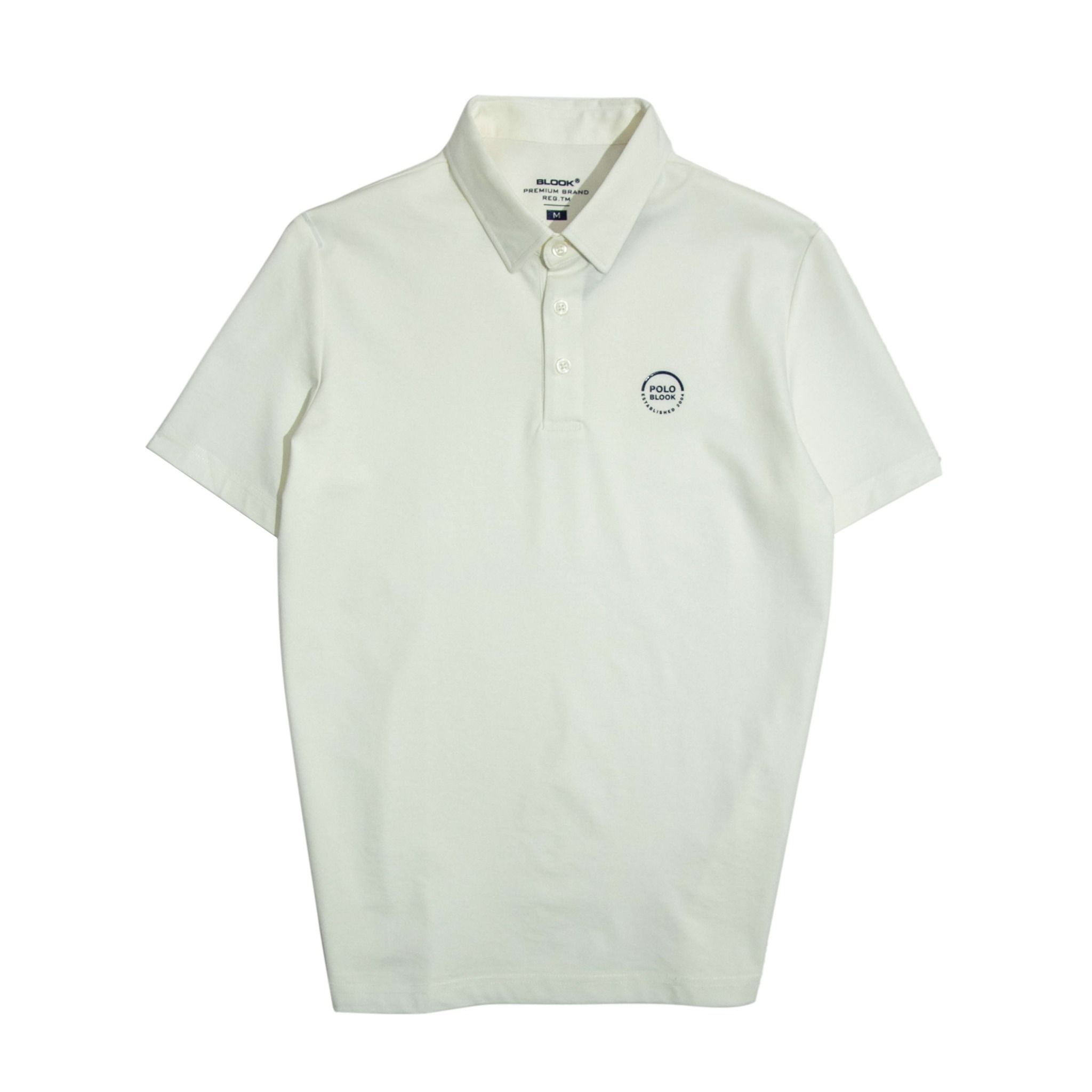  POLO PIQUE CAO CẤP MÀU TRẮNG - 35726 