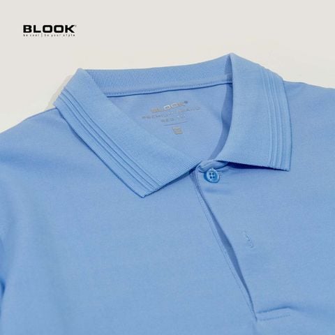 POLO COTTON CÁ SẤU 35784  - XANH DENIM 